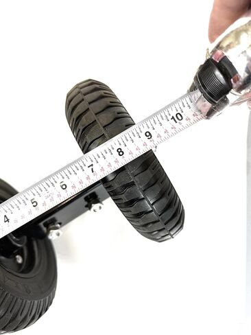 عجلات بوابة مزدوجة العجلات للبوابة المنزلقة، أنبوب بوابة 1-5/8 بوصة من خلال 2 بوصة، عجلة دعم بوابة شديدة التحمل لسياج ربط السلسلة، عجلتان، أسود (6 × 2 عجلة مزدوجة) in Kuwait