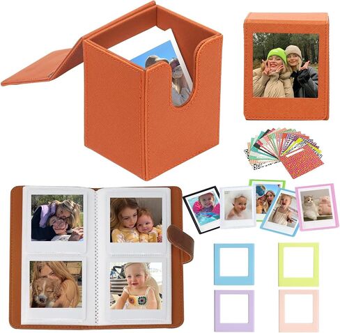 CAIYOULE for Fujifilm Instax Mini 3-inch Instant Film Deluxe Kit for Fujifilm Instax Mini 12/11/99/90/7+/40/Evo/Link/Liplay Fuji film, Perfect for Protecting and Storing Mini Film (Color Series) in Saudi Arabia