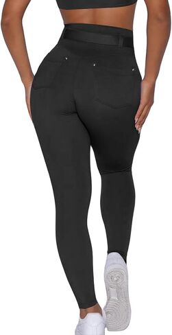 Scrunch Butt Lifting Leggings with Pockets Seamless High Waisted Workout Cargo Pants for Women in Saudi Arabia