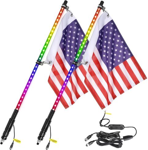 Whip Light Mounts, SWATOW INDUSTRIES 2PCS Whip Lights Mounting Brackets LED Whip Light Mount Antenna Lighted Whip UTV Pro-Fit Brackets for Polaris Ranger General Can am Defender Commander Maverick in Saudi Arabia