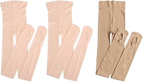 Ballet Tights | Dance Tights for Girls | Ultra-Soft and Convertible Leggings | Professional Dance Stockings - 3 Pairs in Saudi Arabia