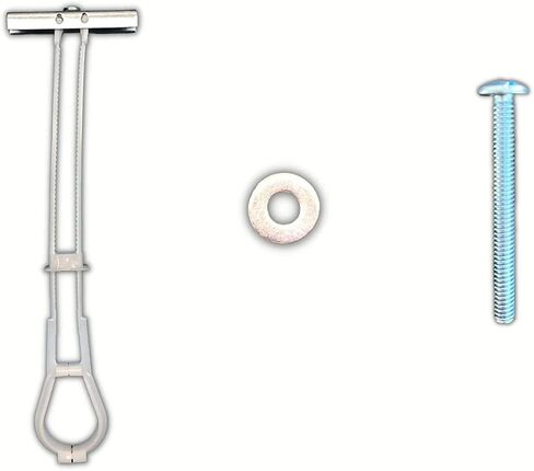 Drywall Anchor TV mounting Screws 1/4"-20 UNC Fastener Size with Bolt 2-1/2" and Flat Washers Grip Range 3/8" to 2-1/2". Anchors When no Studs or anchoring into Metal Studs (10 PCS) in Saudi Arabia