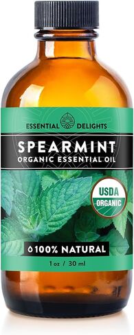 Organic Spearmint Essential Oil by Essential Delights - Premium Grade Essential Oil | for Aromatherapy, Soaps, Lotions, & Candles | Vegan & Cruelty Free (1 Fl.oz.) in Kuwait