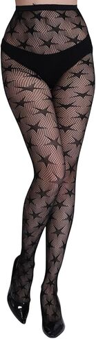 Women's Rainbow Color Fishnet Tights Stockings Gradient Hollowed Out Hottie Mesh Pantyhose in Saudi Arabia