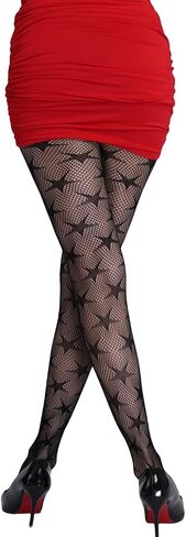 Women's Rainbow Color Fishnet Tights Stockings Gradient Hollowed Out Hottie Mesh Pantyhose in Saudi Arabia