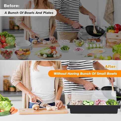 Condiment Garnish Caddy For Bartenders,Bar Garnish Caddy Tray Bar Fruit Caddy With Lid Condiment Container Caddy For Outside Bar,Home Bar (4 Compartment) in Saudi Arabia