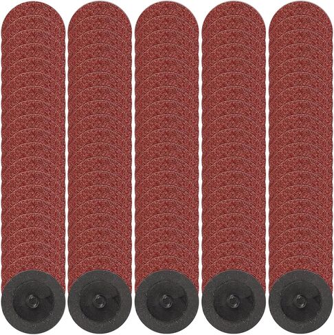 100 Pieces 2 Inch Sanding Discs, 60 Grit Quick Change Disc with 1/4 inch Holder Surface Conditioning Disc for Surface Prep Strip Grind Finish Burr Rust Paint Removal in Saudi Arabia
