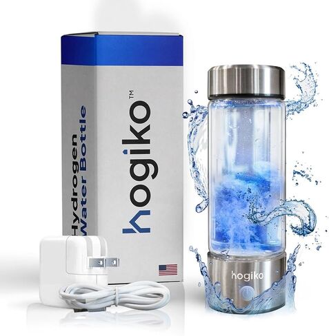 Hogiko’s Hydrogen Water Bottle Generator Machine, Water ionizer Made in USA, Echo hydrohealth ion Bottle, hydropure hydroh Water Bottles 420mL 1800ppd SPE PEM in Saudi Arabia