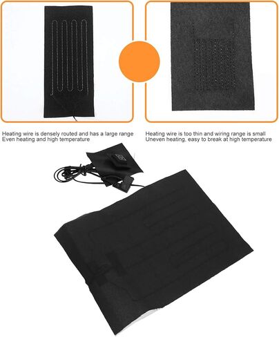 Comfortable and Wear-Resistant, Durable USB Heating Cloth, The Heating Wire is Densely Routed Vest Heating Pad, Woman for Man in Saudi Arabia