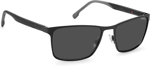 Carrera Men's 8048/S Rectangular Sunglasses, Black, 58mm, 18mm in Saudi Arabia