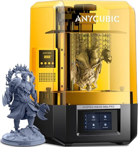 ANYCUBIC Photon Mono M7 PRO 14K Resin 3D Printer, 170mm/h Fast Printing, 10.1'' Mono LCD with COB LighTurbo 3.0 Source, Dynamic Temperature Control Resin Vat, Build Volume 8.77''x4.96''x9.05'' in Kuwait