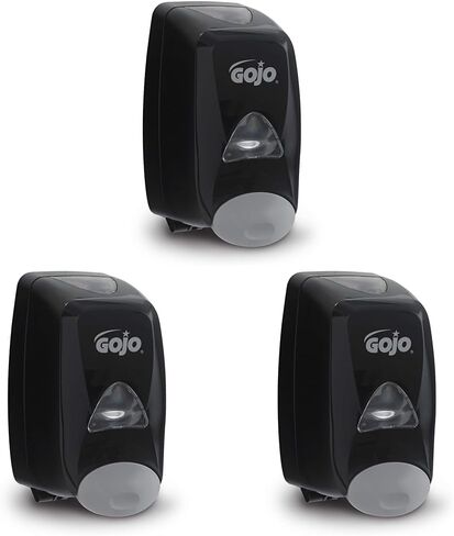 GOJO FMX-12 Push-Style Foam Soap Dispenser, Black, for 1250 mL FMX-12 Foam Soap Refills (Pack of 1) - 5155-06 in Saudi Arabia