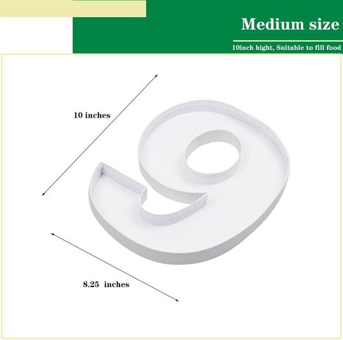 Fillable Cardboard Number Box for Charcuterie, Food, Cupdake, Dipped Berry, Birthday Decor, 10 inches (Number 16) in Saudi Arabia