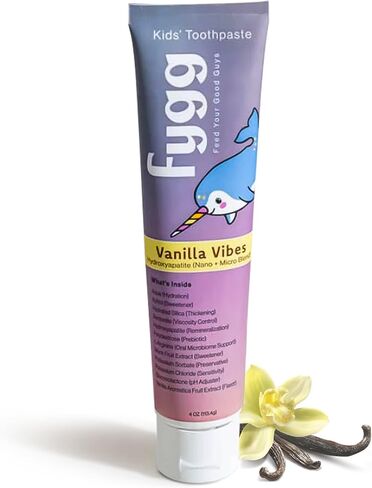 Nano Hydroxyapatite Toothpaste (Vanillia Vibes), Vanilla Vibes Kid’s Toothe Paste (4 Oz) – Non Fluoride Toothpaste – Proprietary Enamel Repair Toothpaste - Remineralizing Toothpaste for Oral Care in Saudi Arabia