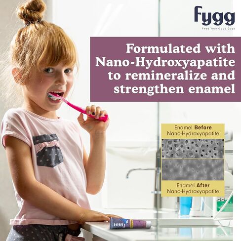 Nano Hydroxyapatite Toothpaste (Vanillia Vibes), Vanilla Vibes Kid’s Toothe Paste (4 Oz) – Non Fluoride Toothpaste – Proprietary Enamel Repair Toothpaste - Remineralizing Toothpaste for Oral Care in Saudi Arabia