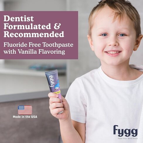 Nano Hydroxyapatite Toothpaste (Vanillia Vibes), Vanilla Vibes Kid’s Toothe Paste (4 Oz) – Non Fluoride Toothpaste – Proprietary Enamel Repair Toothpaste - Remineralizing Toothpaste for Oral Care in Saudi Arabia