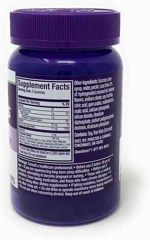 فيكس ZzzQuil Pure Zzzs Sleep + علكات دعم المناعة مع الميلاتونين، البلسان والزنك، 42 قيراط، 0.42 رطل in Kuwait