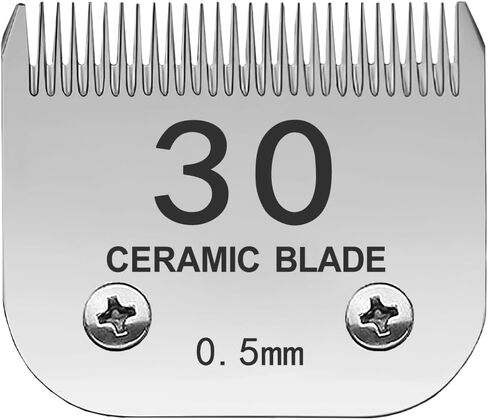3-3/4FC Blade Dog Grooming Clipper Replacement Blades Compatible with Andis Dog Clippers,Most A5, Wahl KM Series Clippers,Detachable Ceramic Blade,Size-3-3/4FC, 1/2-Inch Cut Length (13mm) Silver in Saudi Arabia