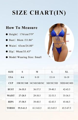 Sexy Bikinis for Women 2 Piece Bikini Spaghetti Strap Swimsuits Front Knot Tie Swimwear Triangle Bathing Suit in Saudi Arabia