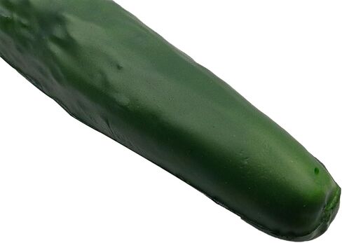 2PCS Artificial Cucumber Soft PU Fake Vegetable Simulation Realistic Faux Cucumber Model for Home Kitchen Decoration Party Photography Props in Saudi Arabia