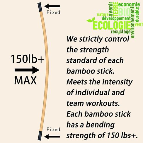 Yoga Stick (Bamboo60in) in Kuwait