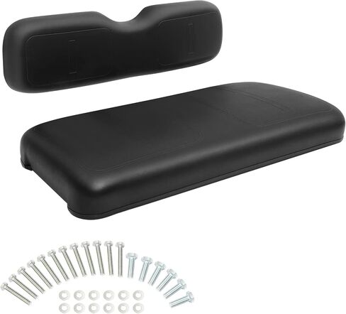 Front Seat Replacement Cushions for EZGO TXT, Golf Cart Cushion Seat for EZGO TXT Front Bottom Seat Assembly, Dedicated for Front Row Seats, Black, 2 Piece Set in Saudi Arabia