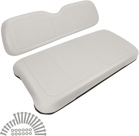 Front Seat Replacement Cushions for EZGO TXT, Golf Cart Cushion Seat for EZGO TXT Front Bottom Seat Assembly, Dedicated for Front Row Seats, Black, 2 Piece Set in Saudi Arabia