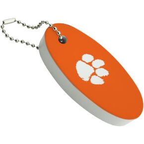 GRAPHICS & MORE Clemson University Primary Logo Floating Keychain Oval Foam Fishing Boat Buoy Key Float