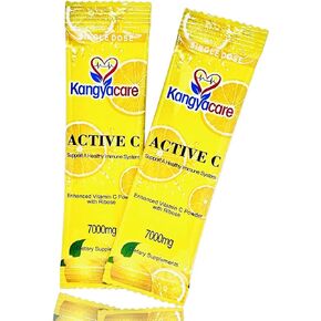 Kangyacare] Active C -20 Packets -Single Dose -7000mg -Extra High Potency Vitamin C Powder -Immune Support & Antioxidant Protection -Enhanced Absorption, Neutral pH