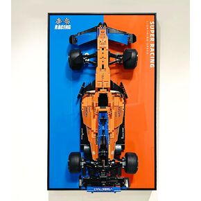iCUANUTY Display Wall Board for Lego Technic McLaren Formula 1 42141,Building Blocks Display Wall Mount for Lego Car - Ideal Gifts for Lego Lovers,Size:29.5x17.7 in