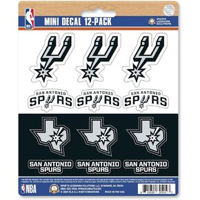 FANMATS NBA Unisex-Adult NBA Mini Decal 12-E2pk