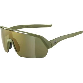 ALPINA Mirrored & Contrast-enhancing Anti-fog Cycling Glasses for Men & Women, 100% UV Protection, TURBO HR Q-LITE