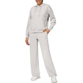 Stelle Womens 2 Piece Sweatsuits Tracksuit Sets Long Sleeve Lounge Sweatshirts Sweatpants with Pockets