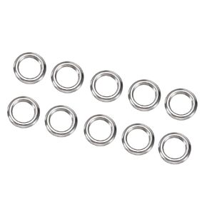 PATIKIL M10 Round Nuts, 20 Pcs Threaded Jam Nut Lock Fasteners Metal Ring for Lamp Pipe Rod Silver Color