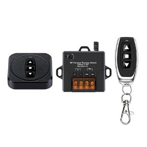 12v Forward Reverse Remote Switch with 30a Relay,RF DC 12v Wireless Up Down Switch,24v 36v 48v 60v 72v 12 Volt Remote Control Switch Controller for Winch,Linear Actuator and Motor,Winch
