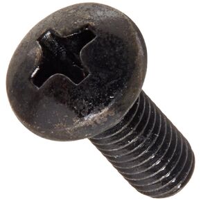 Small Parts 1012MPPBZ Steel Pan Head Machine Screw, Black Zinc Plated, Meets ASME B18.6.3, #2 Phillips Drive, #10-24 Thread Size, 3/4" Length, Fully Threaded, Import (Pack of 100)