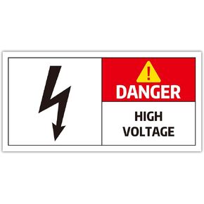 6 IN Danger warning Sign Production equipment Safety Sticker,Yellow Triangle Safety Warning Sign Label Sticker Back Self Adhesive Vinyl Decal, Workshop Safety Warning Signs