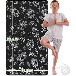 23.6"x35.4" Printed Grounding Mat with 15 Feet Grounding Wire, Earth Connected Therapy, Improve Sleep and Help with Anxiety Grounding Mat for Office, Living Room and Kitchen