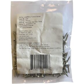 Wood Screw 18-8 (304) Stainless 100pk (#6 x 5/8" Wood Screw 18-8 (304) Stainless 100pk)