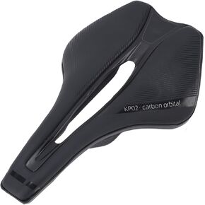 Comfortable Hollow Saddle, Ergonomic Design Breathable Lightweight with Highly Elastic Shock Absorption, Carbon Fiber Material for Mountain Road