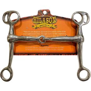 HILASON Tom Thumb Snaffle Bit with Stainless Steel | Horse Bit | Horse Bits Western | Walking Horse Bits | Training Horse Bit | Equine Bits | Bit for Horses