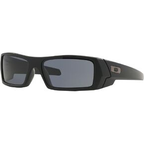 Oakley Gascan Sunglasses Matte Black with Grey Lens 61mm 03-473