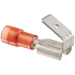 Nylon Insulated Piggyback, 22-18 Wire Size, 0.250" x 0.032" Tab Size