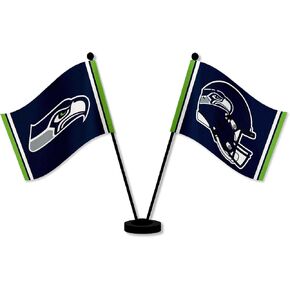 WinCraft Seattle Seahawks Desk and Table Top Flags