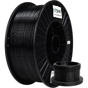 eSUN PETG Filament 1.75mm, 3D Printer Filament PETG, Dimensional Accuracy +/- 0.05mm, 2.5KG Spool (5.5 LBS) 3D Printing Filament for 3D Printers, Solid Black