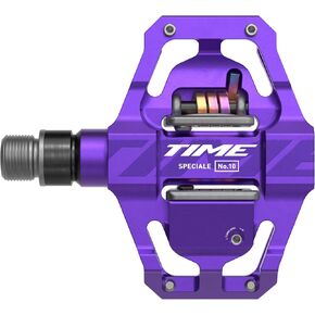 Time Sport Pedals Speciale 10 Small with ATAC Standard Cleats and Purple B1 - High-Performance Pedals for Cycling Enthusiasts