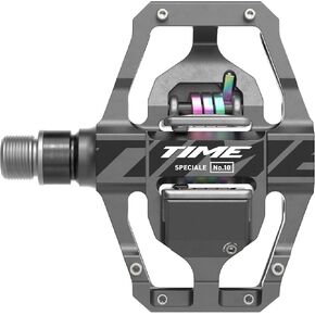Time Sport Pedals Speciale 10 Large with ATAC Standard Cleats, Dark Grey B1 - High-Performance Pedals for Enhanced Cycling Experience