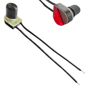 Rotary Switch Rotary ON-OFF Switch 120V@3A, Rotary ON/OFF Switch with Double-sided Tape for Devices Related ON-OFF like Home Lamp Switch Canopy Switch,etc.