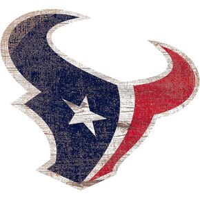 Fan Creations NFL Houston Texans Unisex Houston Texans Team Logo 8in Cutout, Team Color, 8 inch