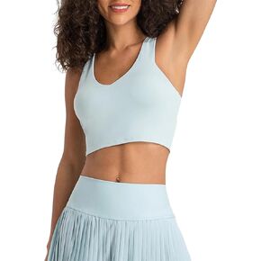 Vita Stand Up Real Bra Tank | Airbrush Sports Bras for Women Yoga Tank Tops Sleeveless Fitness Workout Running Crop Tops